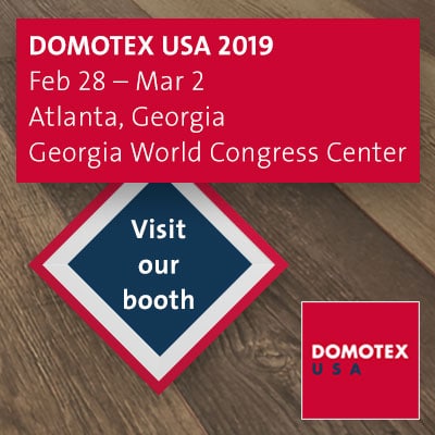 We will have Step & Wall at the Domotex USA fair
